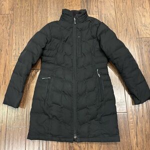 Women’s Lands’ End Long Puffer Jacket Size XS